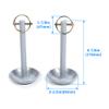 ECOTRIC Pair of Replacement Snow Plow Shoe Skid Snowplow Compatible with Most ATV UTV (5/8" Shaft Size) view 3