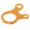 West Coast Paracord 3 Hole Tensioner Guyline Adjuster with a Figure 9 Descender Ring 3 Hole Connector- Tie Down, Tent, Shade, Canopy, Camping, Hiking, Backpacking (Orange, 6 Pack) view 2