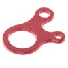 West Coast Paracord 3 Hole Tensioner Guyline Adjuster with a Figure 9 Descender Ring 3 Hole Connector- Tie Down, Tent, Shade, Canopy, Camping, Hiking, Backpacking (Red, 8 Pack) view 2