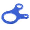 West Coast Paracord 3 Hole Tensioner Guyline Adjuster with a Figure 9 Descender Ring 3 Hole Connector- Tie Down, Tent, Shade, Canopy, Camping, Hiking, Backpacking (Blue, 6 Pack) view 2