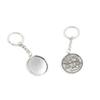 1 Pieces Keychain Keyring Door Car Key Chain Ring Tag Charms Supply E7XG2A Aquarius Round Cabochon view 1