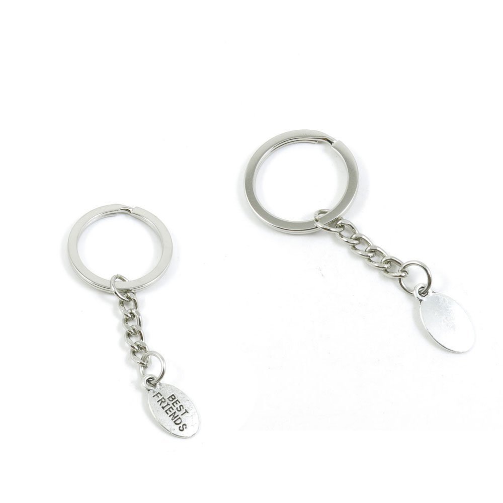 10 Pieces Keychain Keyring Door Car Key Chain Ring Tag Charms Supply B7RR0B Best Friends Signs