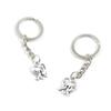 10 Pieces Keychain Keyring Door Car Key Chain Ring Tag Charms Supply S0WU9Z Dove Pigeon Love Heart view 1