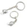 50 Pieces Keychain Keyring Door Car Key Chain Ring Tag Charms Supply D7SL6M Globe view 1