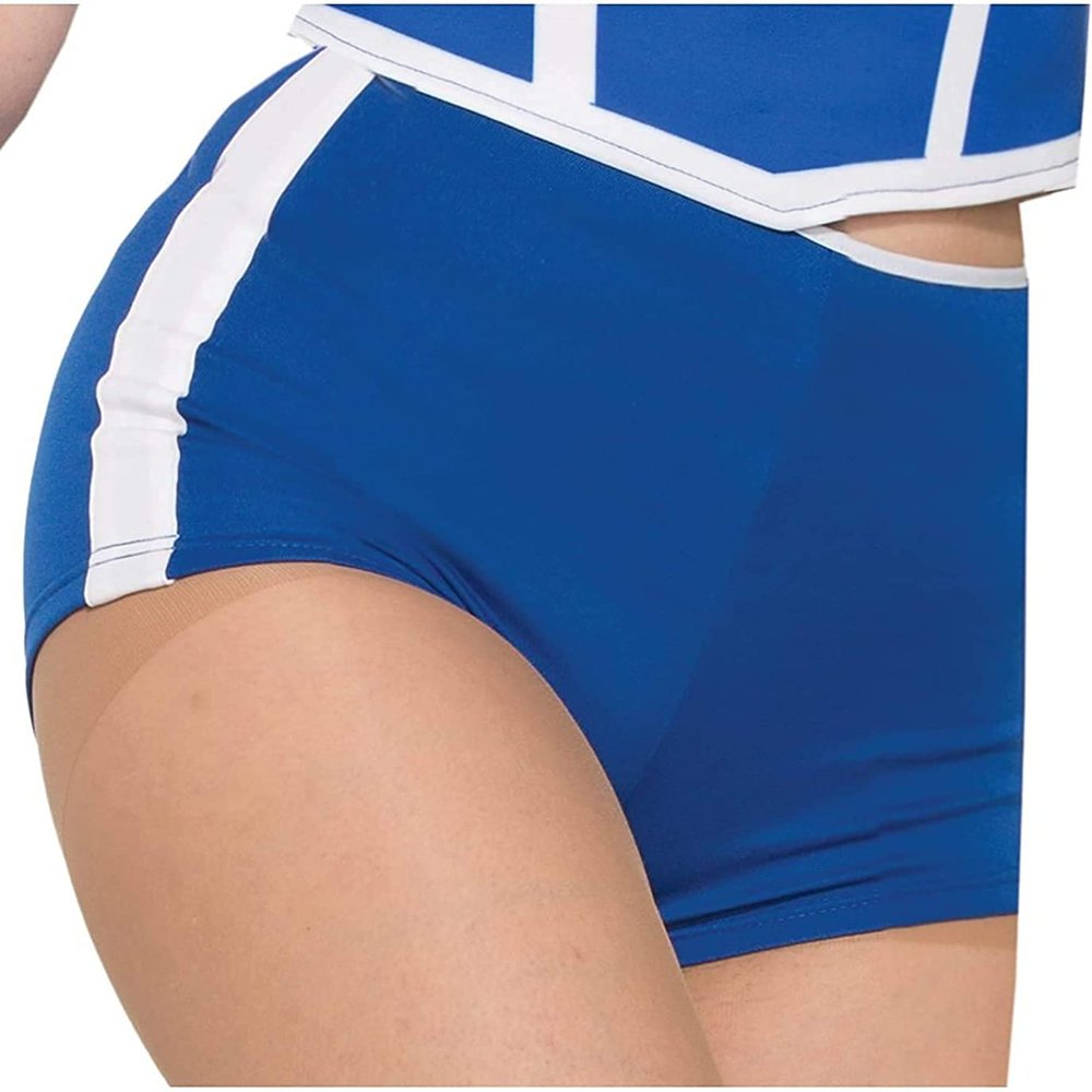 Forum Novelties 78267 Adult Cheerleader Booty Shorts, Standard, Blue