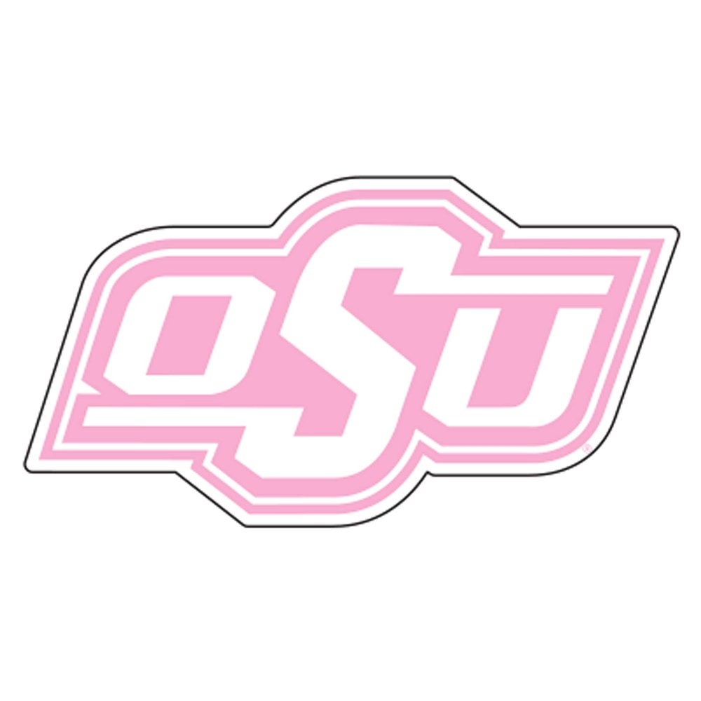 Oklahoma State Decal (Pink OSU Decal (4''6''), 4 in)