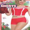Forum Novelties Party Supplies 78266 Adult Cheerleader Booty Shorts, Red, Standard view 2