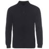 NeedBo Men's Long Sleeve Casual Solid Golf Polo Shirt (Medium, Black) view 1