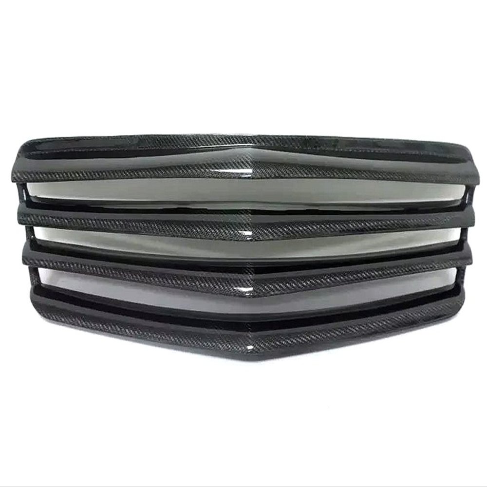 Eppar New Front Grille for Mercedes Benz E-Sedan W211 2007-2009 E200 E220 E280 E320 E350 E420 E500 (Carbon Fiber)