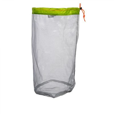 VGEBY Nylon Mesh Stuff Storage Sack Drawstring Mesh Bag Drawstring Sleeping Bag Storage Sack for Camping Hiking Backpacking (L-Green)