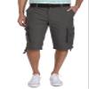 Unionbay Men's Cordova Belted Messenger Cargo Short - Reg and Big and Tall Sizes, flint, 46 view 1
