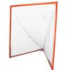 Gladiator Lacrosse Professional Lacrosse Goal with 6MM White NET Included, Orange, 6 X 6 X 7 Foot view 1