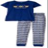 Candie's Girls' Big Tee and Legging Set, Navy/Navy Stripes, M view 1