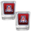 NCAA Siskiyou Sports Fan Shop Arizona Wildcats Square Glass Shot Glass Set 2 pack Team Color view 1