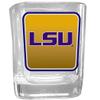 NCAA Siskiyou Sports Fan Shop LSU Tigers Square Glass Shot Glass Single Team Color view 1