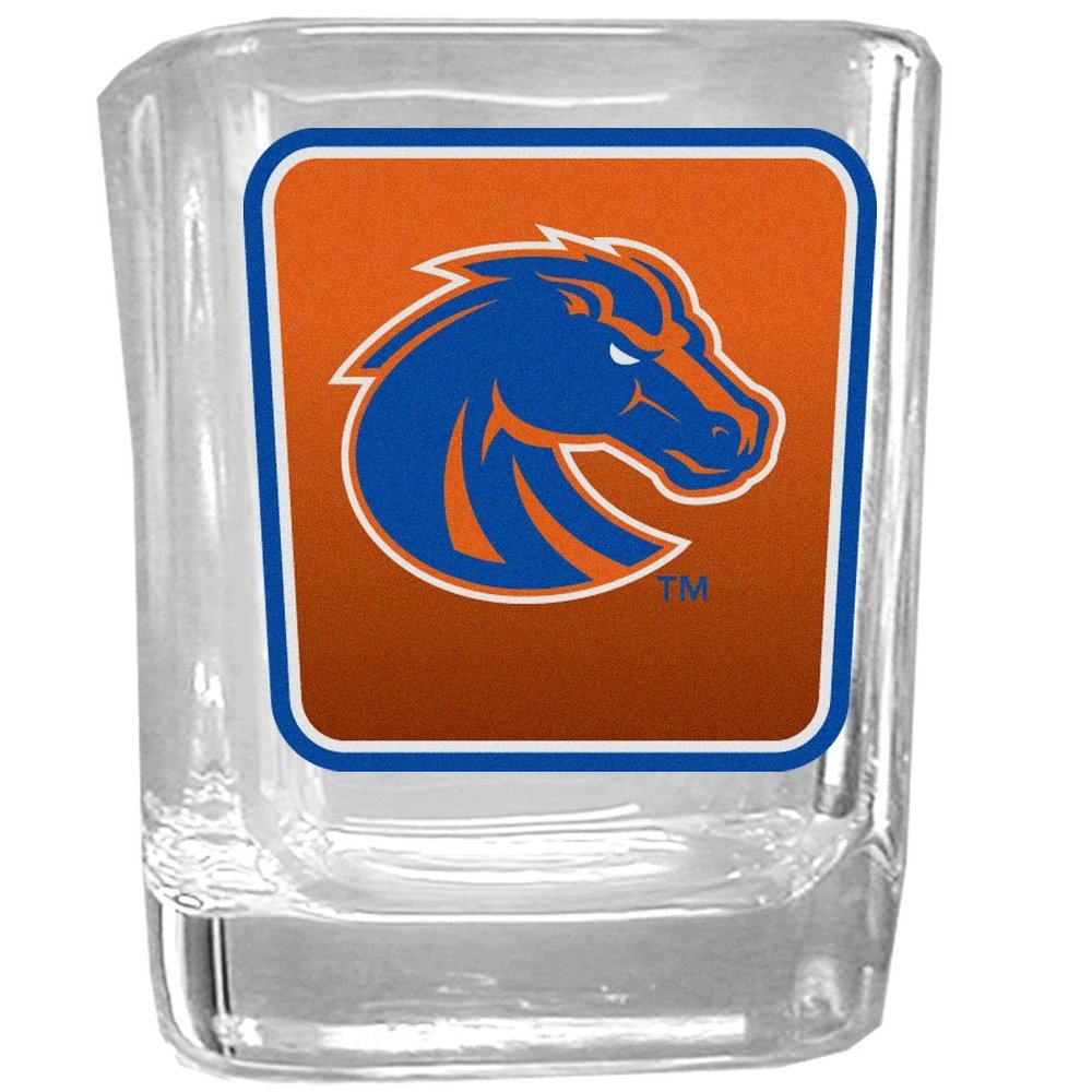 NCAA Siskiyou Sports Fan Shop Boise State Broncos Square Glass Shot Glass Single Team Color