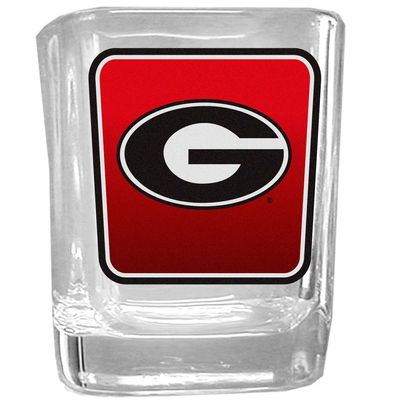 NCAA Siskiyou Sports Fan Shop Georgia Bulldogs Square Glass Shot Glass Single Team Color
