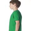 Next Level Boys Cotton Crew - Kelly Green - XL - (Style # 3310 - Original Label) view 3