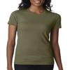 Next Level Ladies CVC T-Shirt - MILITARY GREEN - XS - (Style # 6610 - Original Label) view 1