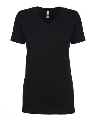 Next Level Ladies Ideal V - Black - S - (Style # N1540 - Original Label)