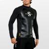 SCUBAPRO Men's Hybrid Thermal Diving Top, Long-Sleeve, 2X-Large, Black view 3