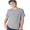 Next Level Boys Cotton Crew - Heather Gray - S - (Style # 3310 - Original Label) view 2