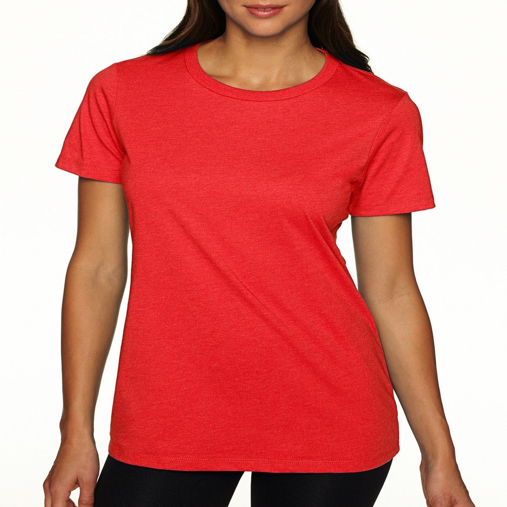 Next Level Ladies CVC T-Shirt - Red - XS - (Style # 6610 - Original Label)