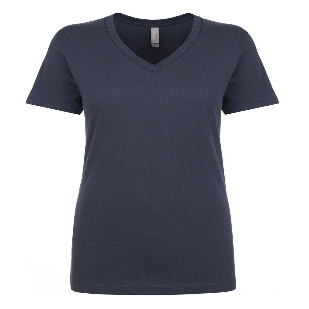 Next Level Ladies Ideal V - Indigo - M - (Style # N1540 - Original Label)