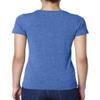 Next Level Ladies Triblend Crew - VINTAGE ROYAL - S - (Style # 6710 - Original Label) view 2