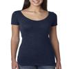 Next Level Ladies Triblend Scoop - VINTAGE NAVY - 2XL - (Style # 6730 - Original Label) view 1