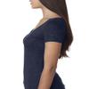 Next Level Ladies Triblend Scoop - VINTAGE NAVY - 2XL - (Style # 6730 - Original Label) view 3