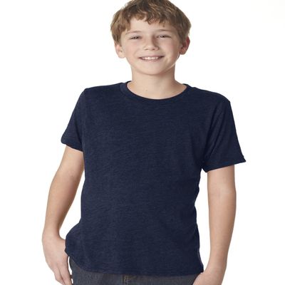 Next Level Youth Triblend Crew - VINTAGE NAVY - XS - (Style # N6310 - Original Label)