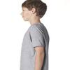 Next Level Boys Cotton Crew - HEATHER GRAY - XL - (Style # 3310 - Original Label) view 4
