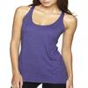 Next Level Ladies Triblend Racerback Tank - PURPLE RUSH - M - (Style # 6733 - Original Label) view 1