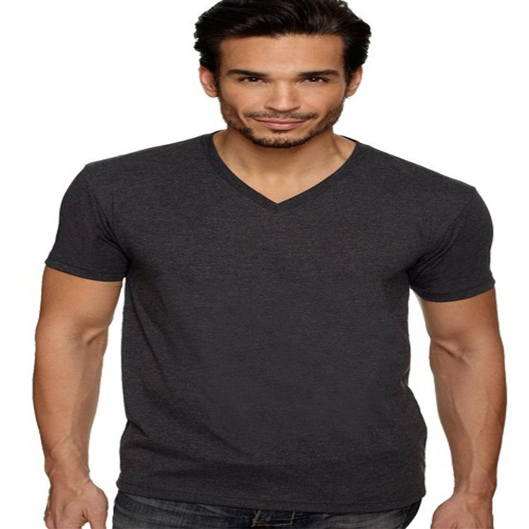 Next Level Mens CVC V - CHARCOAL - S - (Style # 6240 - Original Label)