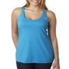 Next Level Ladies Triblend Racerback Tank - VINTAGE TURQ - XL - (Style # 6733 - Original Label) view 2