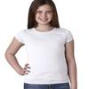 Next Level Girls Princess T-Shirt - White - XS - (Style # N3710 - Original Label) view 2