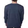 Next Level Mens Cotton Long-Sleeve Crew - INDIGO - 2XL - (Style # N3601 - Original Label) view 2