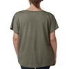 Next Level Ladies Triblend Dolman - VENETIAN GRAY - S - (Style # 6760 - Original Label) view 2