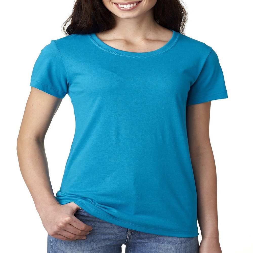 Next Level Ladies Ideal T-Shirt - TURQUOISE - M - (Style # N1510 - Original Label)