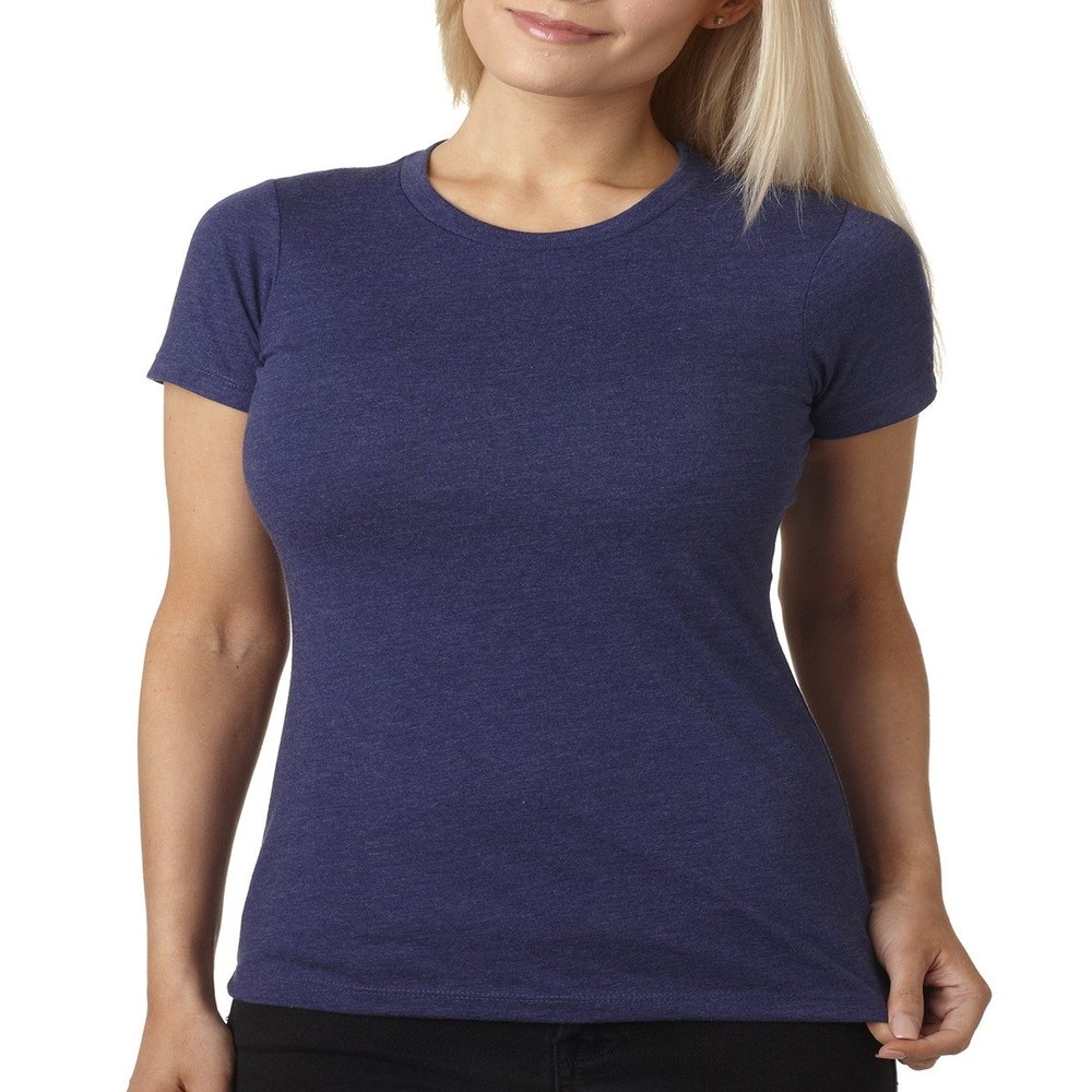 Next Level Ladies CVC T-Shirt - Storm - S - (Style # 6610 - Original Label)