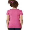 Next Level Youth Princess CVC T-Shirt - RASPBERRY - XL - (Style # 3712 - Original Label) view 2