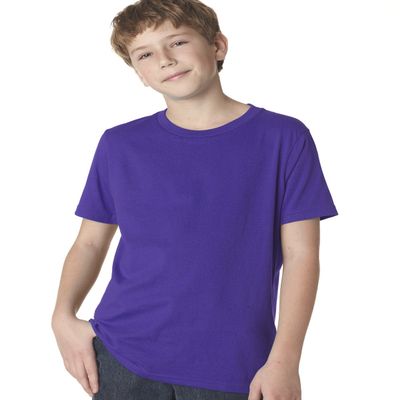 Next Level Boys Cotton Crew - Purple Rush - M - (Style # 3310 - Original Label)