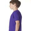 Next Level Boys Cotton Crew - Purple Rush - M - (Style # 3310 - Original Label) view 3
