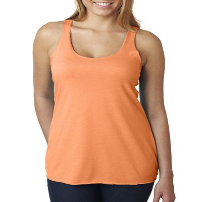 Next Level Ladies Triblend Racerback Tank - VIN LIGHT ORANG - XL - (Style # 6733 - Original Label)