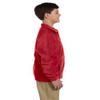 Harriton Youth 8 Oz Full-Zip Fleece - Red - S - (Style # M990Y - Original Label) view 3