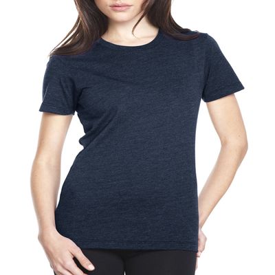 Next Level Ladies CVC T-Shirt - MIDNIGHT NAVY - XS - (Style # 6610 - Original Label)