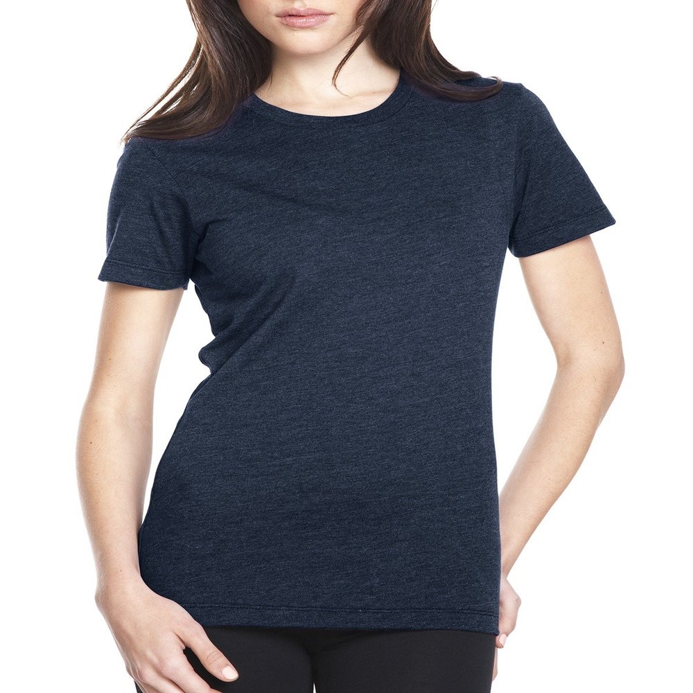 Next Level Ladies CVC T-Shirt - MIDNIGHT NAVY - XS - (Style # 6610 - Original Label)