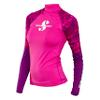SCUBAPRO UPF 50 Rash Guard Long-Sleeve Womens Diving Shirt, for Scuba Diving and Water Sports, Pull-On Polyester Exposure Protection Layer, Small, Flamingo view 1