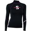 SCUBAPRO Women's UPF80 T-Flex Long-Sleeve Rash Guard, Onyx, X-Large view 1